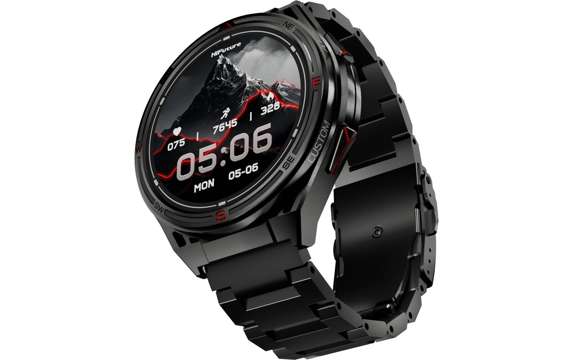 HiFuture Active2 GPS – Schwarz, 50 m, für Android, iPhone