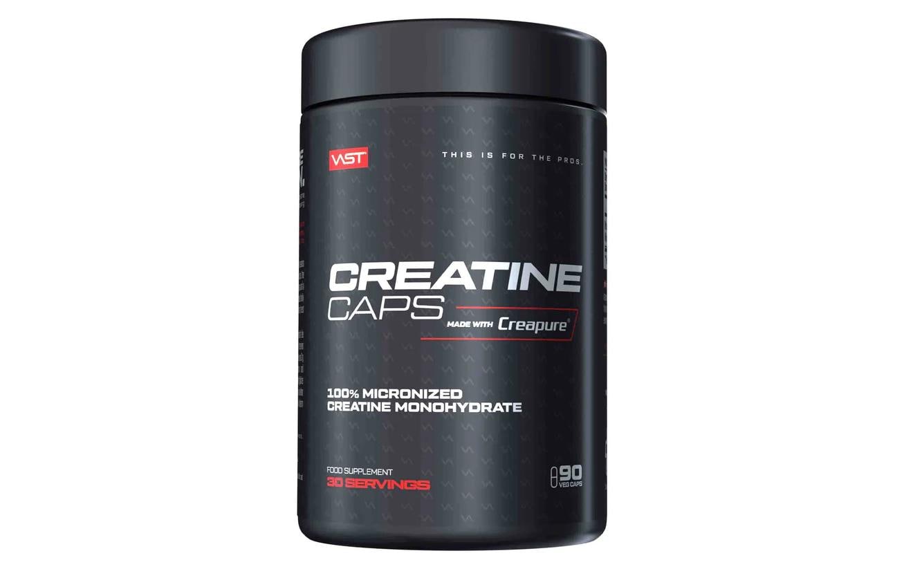 Vast Kreatin Kapseln Creapure – Vegan – 90 Stück, 112 g