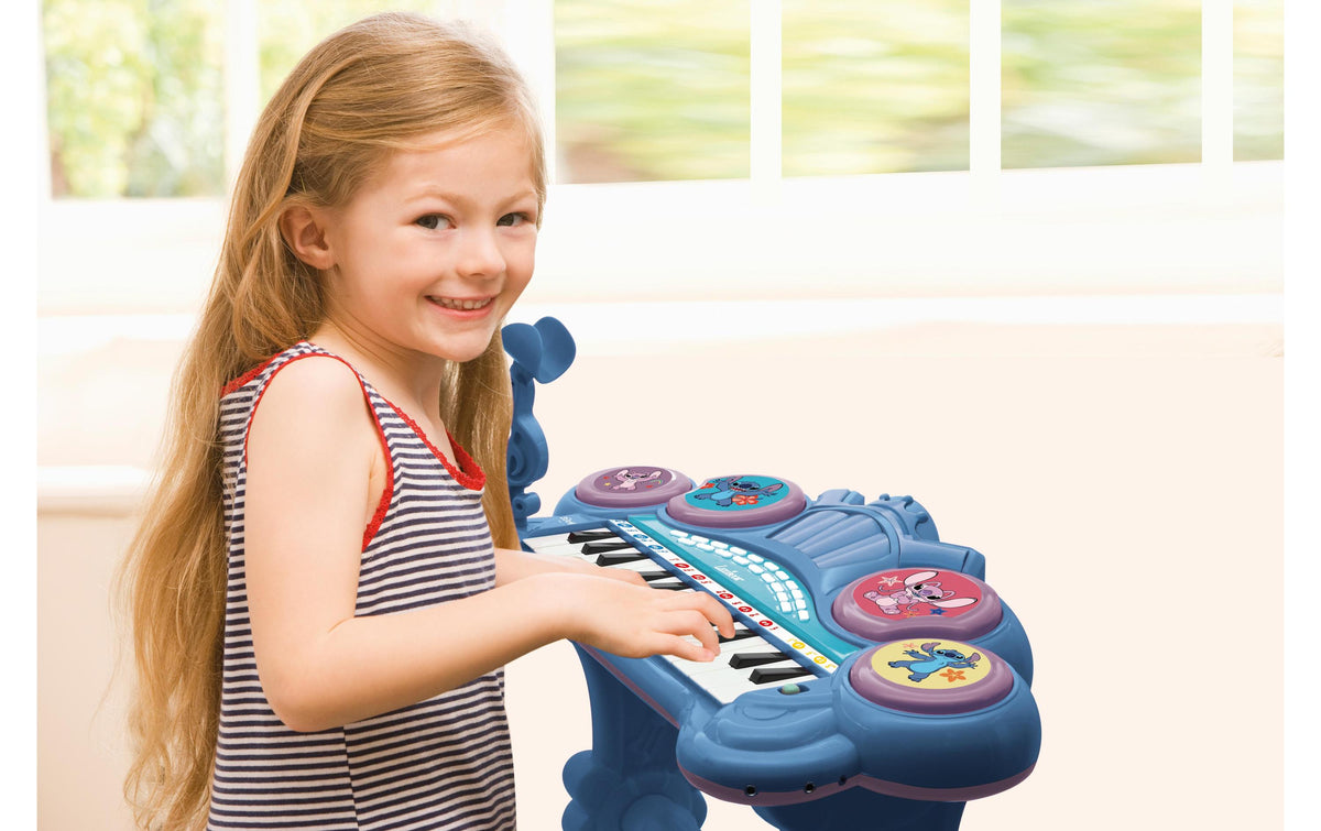 Lexibook Keyboard – Disney Stitch – 41 × 59 × 21 cm – ab 3 Jahren – blau