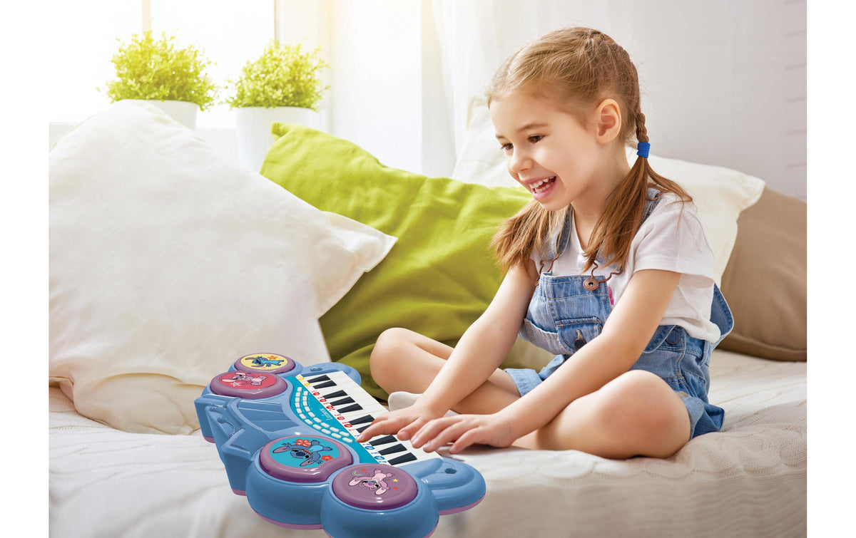 Lexibook Keyboard – Disney Stitch – 41 × 59 × 21 cm – ab 3 Jahren – blau