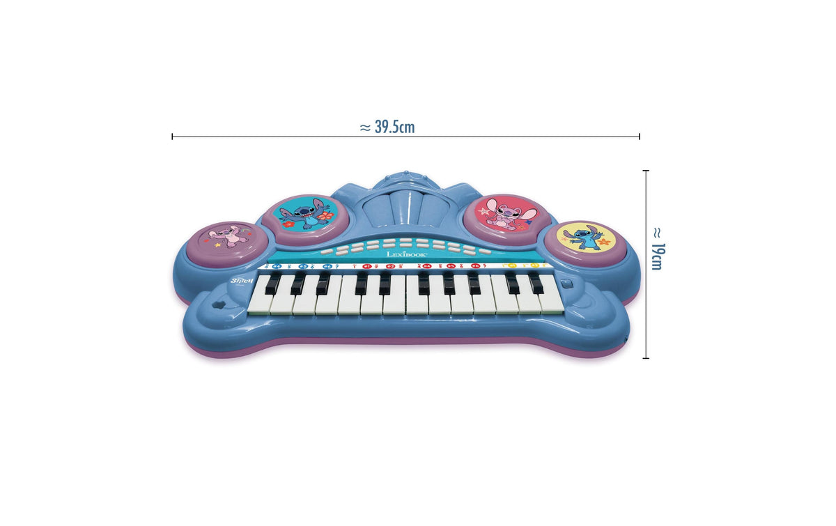 Lexibook Keyboard – Disney Stitch – 41 × 59 × 21 cm – ab 3 Jahren – blau