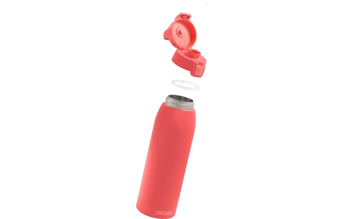 SIGG Shield One Kindertrinkflasche 1 l – BPA-frei, Edelstahl, Watermelon