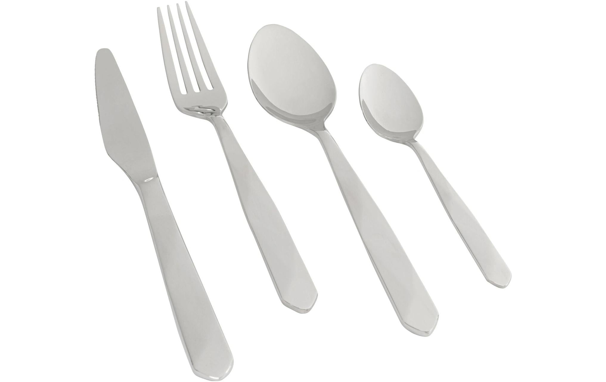 KARE Design Arista Besteck-Set – 16-teilig, 6 cm, Edelstahl