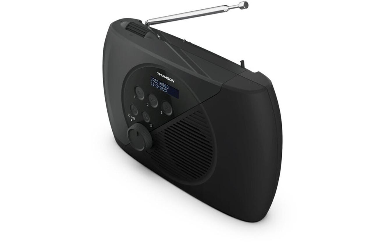 Thomson RT350DAB – Tragbares DAB+ Radio, Bluetooth – Schwarz