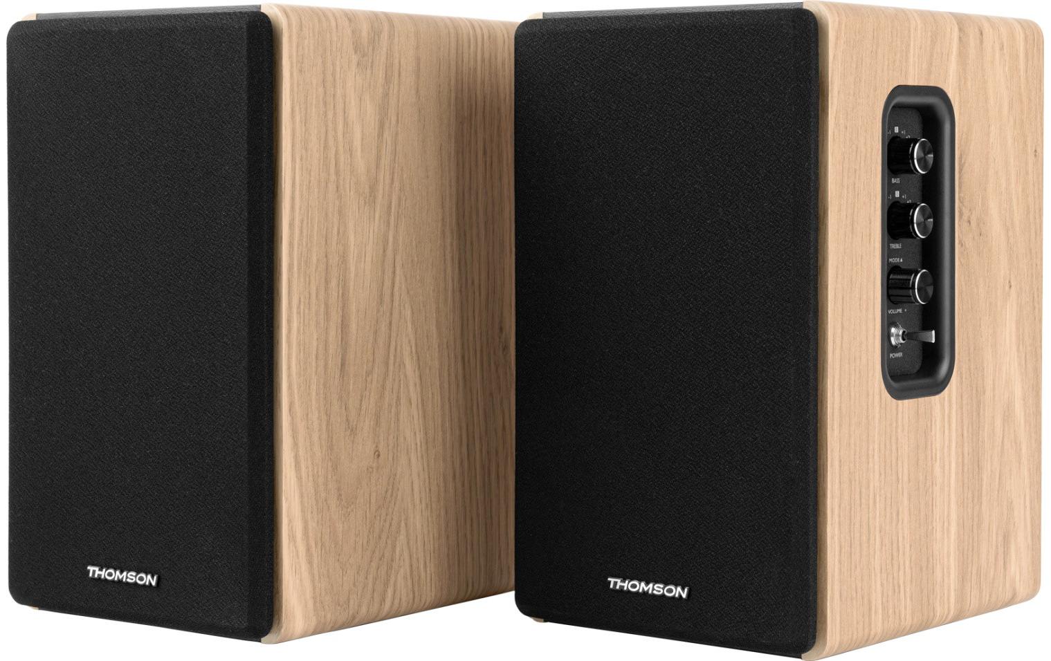 Thomson WS902DUO – Aktivlautsprecher (Regal) – 2-Wege, 150 W, Schwarz