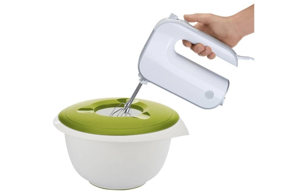 Westmark Rührschüssel 2,5 l, Ø 24,5 × 14,2 cm, Polypropylen/Polyethylen, Grün, 2-teilig