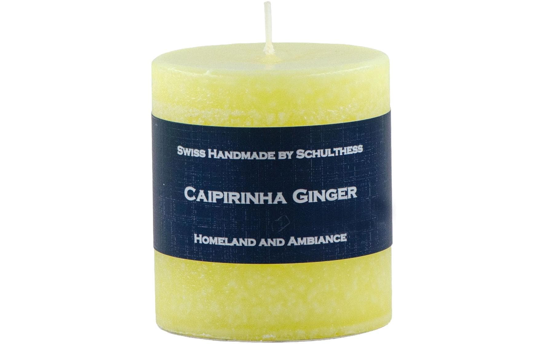 Schulthess Kerzenhandwerk Duftkerze – Caipirinha Ginger – Ø 7 × 8 cm – ca. 40 h