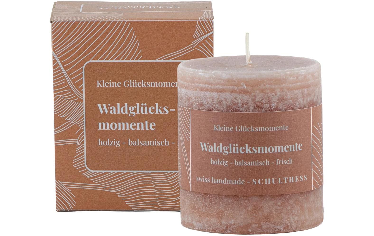 Schulthess Kerzenhandwerk Duftkerze – frisch, würzig – Ø 7 × 8 cm – ca. 40 h