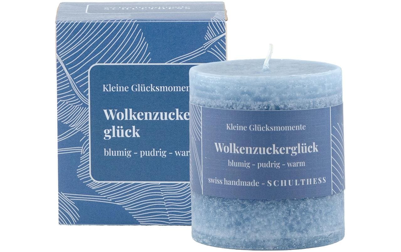 Schulthess Kerzenhandwerk Duftkerze – Blumig, Süss, Würzig – Ø 7 × 8 cm – ca. 40 h