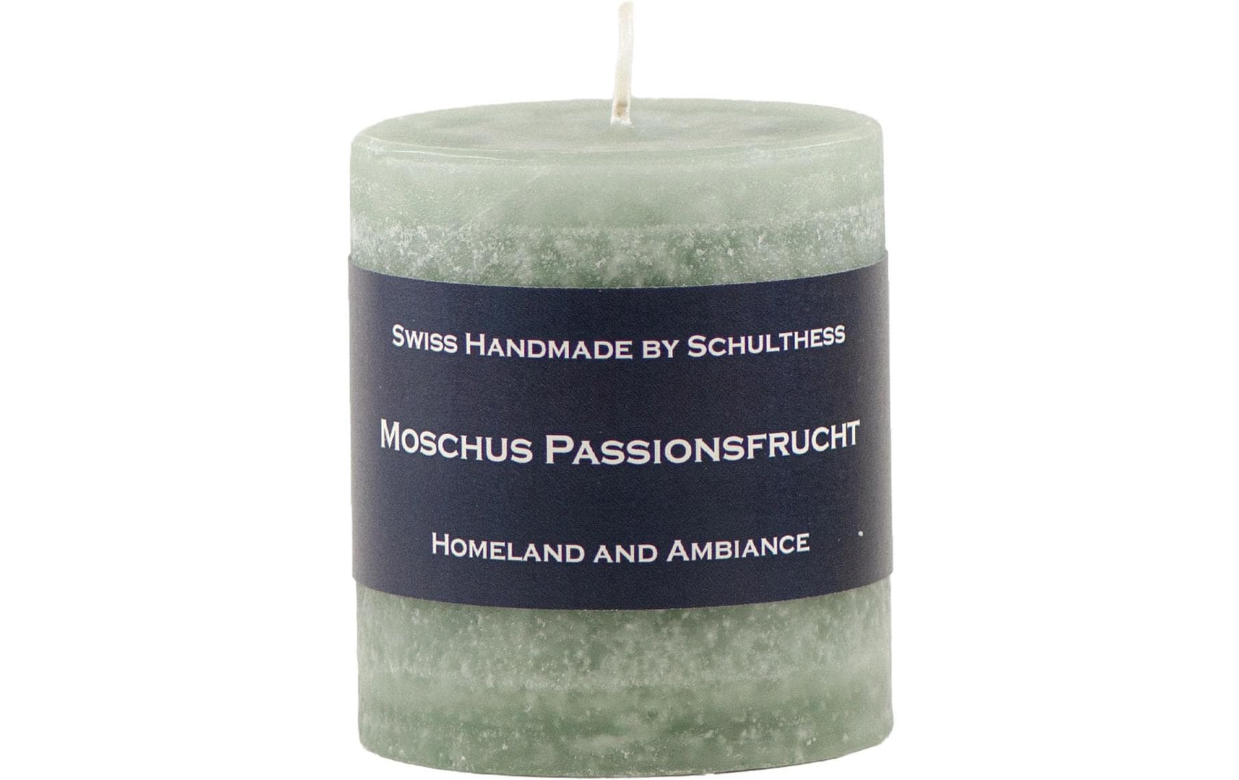 Schulthess Kerzenhandwerk Duftkerze – Moschus & Passionsfrucht – Ø 7 × 8 cm – ca. 40 h