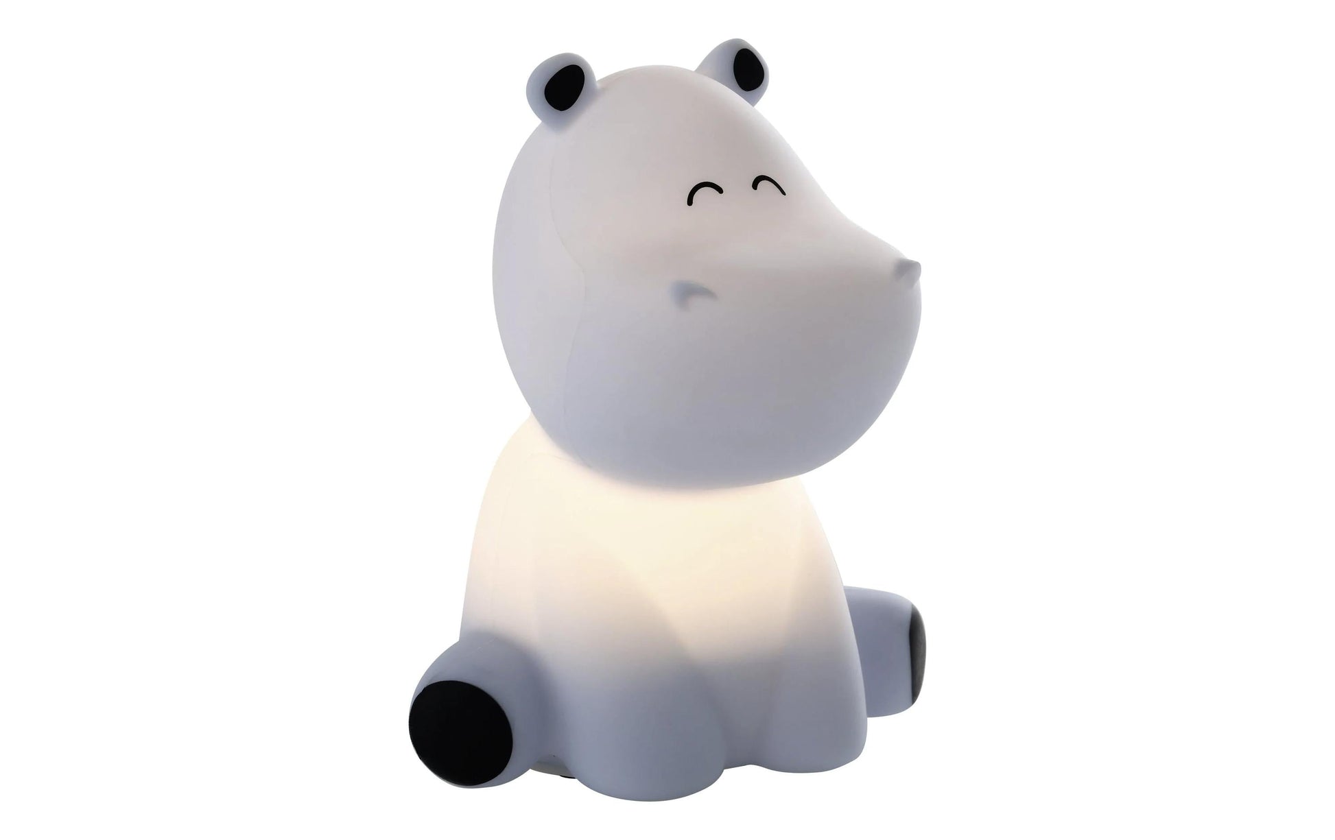 EGLO Nachtlicht Hippo Castellino – 65 lm, 3000 K/mehrfarbig, Akku, IP20 – Blau
