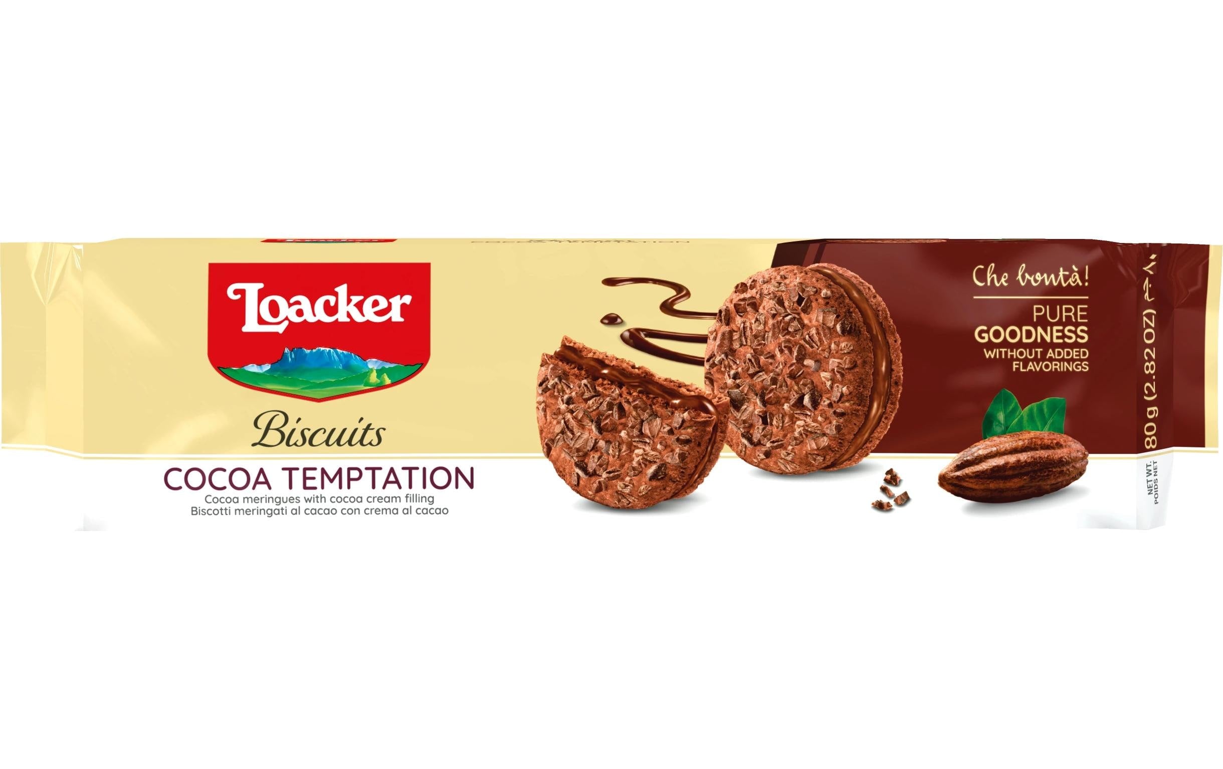 Loacker Biscuits Cocoa Temptation – 80 g