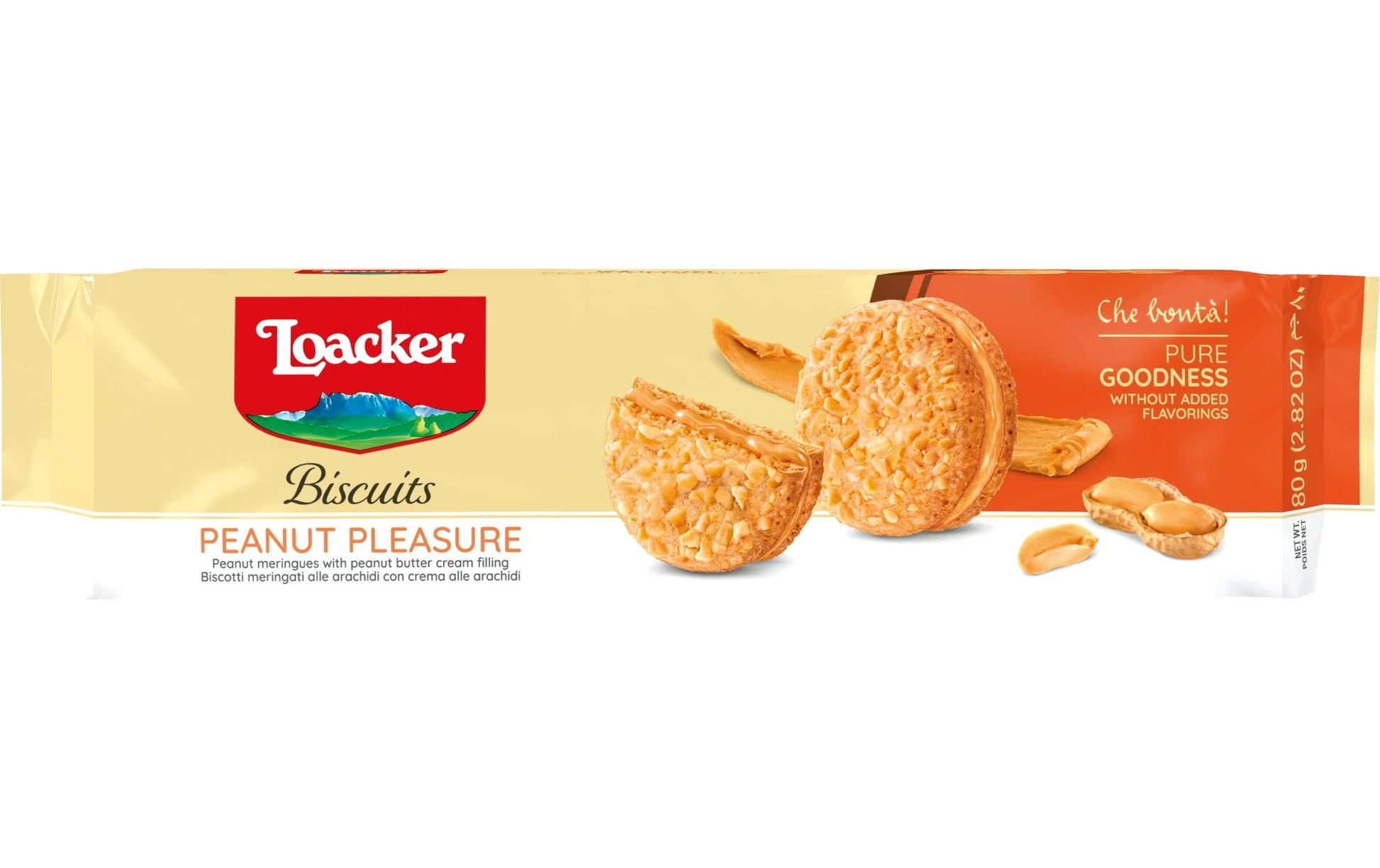 Loacker Guetzli – Erdnuss – 80 g