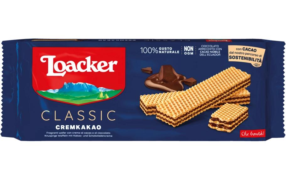 Loacker Waffelgebäck – Cremkakao – 175 g