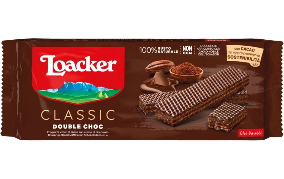 Loacker Double Choc Waffelgebäck – 175 g