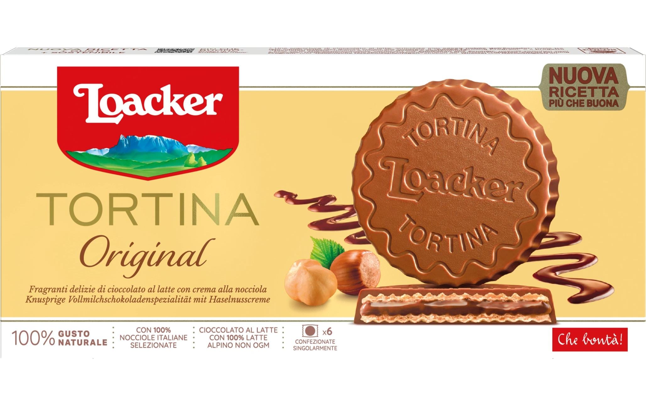 Loacker Tortina Waffelgebäck – Original – 126 g