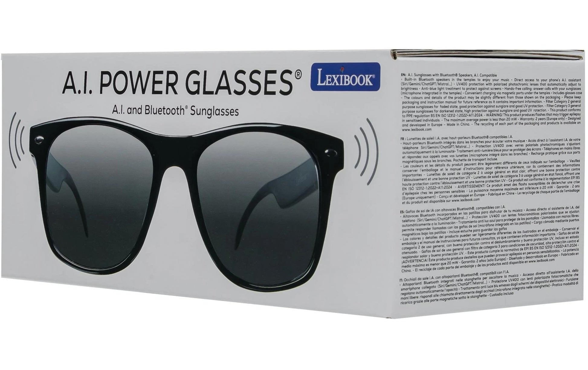 Lexibook Sonnenbrille mit Bluetooth-Mikrolautsprechern