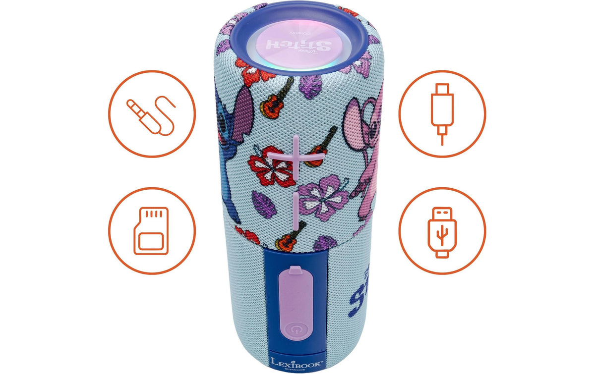 Lexibook DISNEY Stitch 2-in-1 – Bluetooth-Lautsprecher – Blau