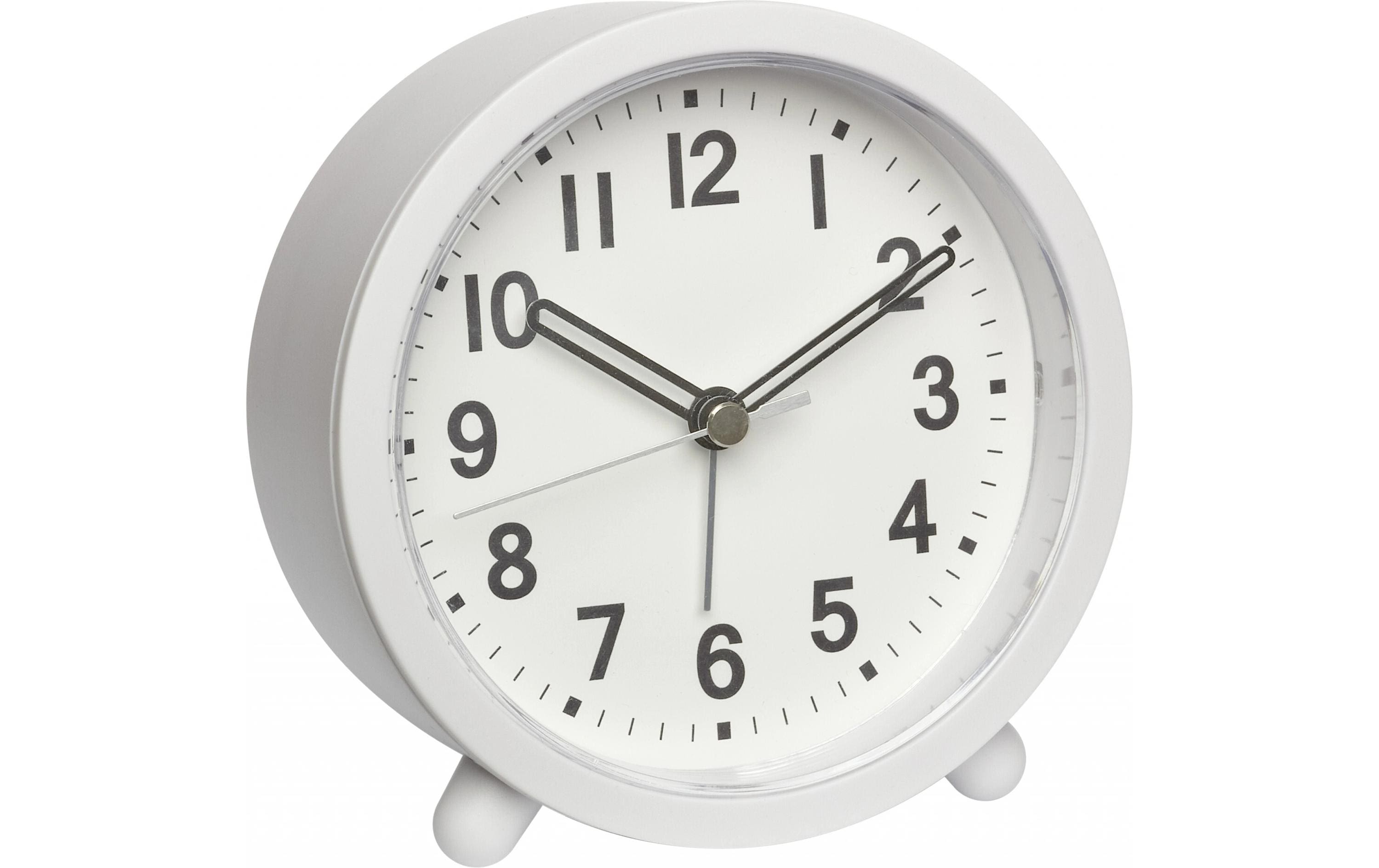 TFA-Dostmann TFA Dostmann Wecker – Analog, Schlummerfunktion, 5 × 11,3 × 11,3 cm, weiss