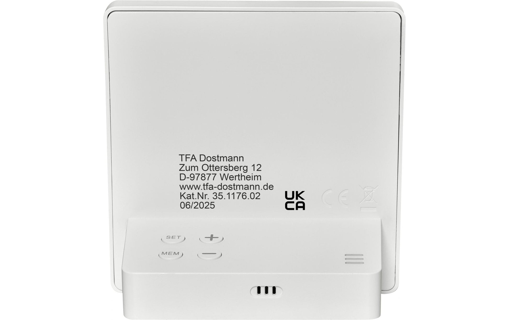 TFA-Dostmann TFA Dostmann CLEO – Wetterstation, Funk, innen/außen, Hygrometer – Weiss