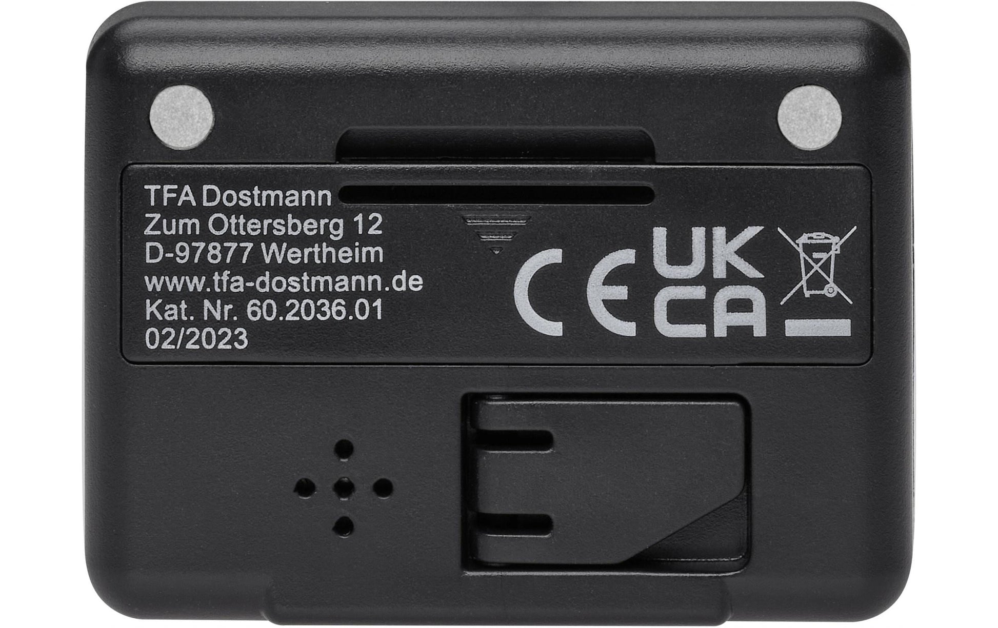 TFA-Dostmann TFA Dostmann Digitalwecker – Schlummerfunktion, Timer, 5,5 × 4 × 1,5 cm, Schwarz, Kunststoff