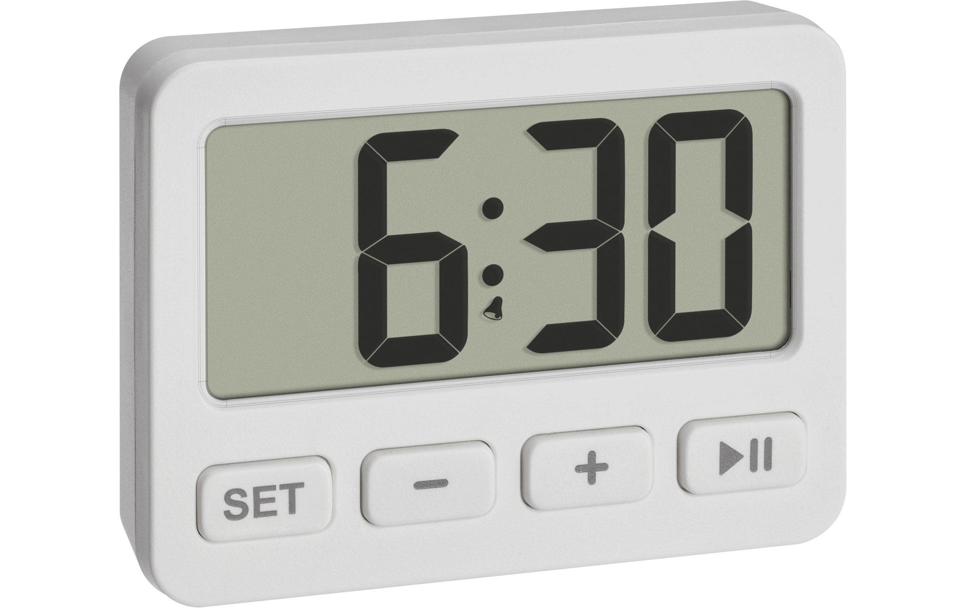 TFA-Dostmann TFA Dostmann Digitalwecker – Timer, 5,5 × 4 × 1,5 cm, weiss