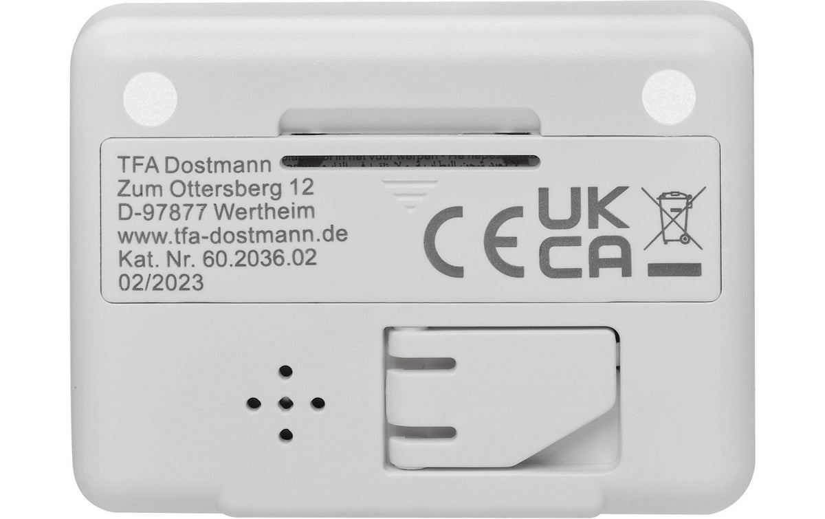 TFA-Dostmann TFA Dostmann Digitalwecker – Timer, 5,5 × 4 × 1,5 cm, weiss