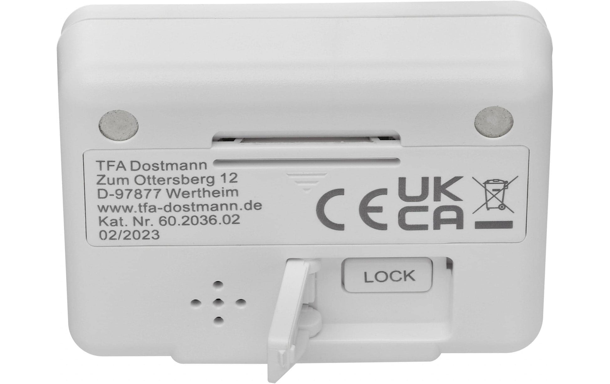 TFA-Dostmann TFA Dostmann Digitalwecker – Timer, 5,5 × 4 × 1,5 cm, weiss