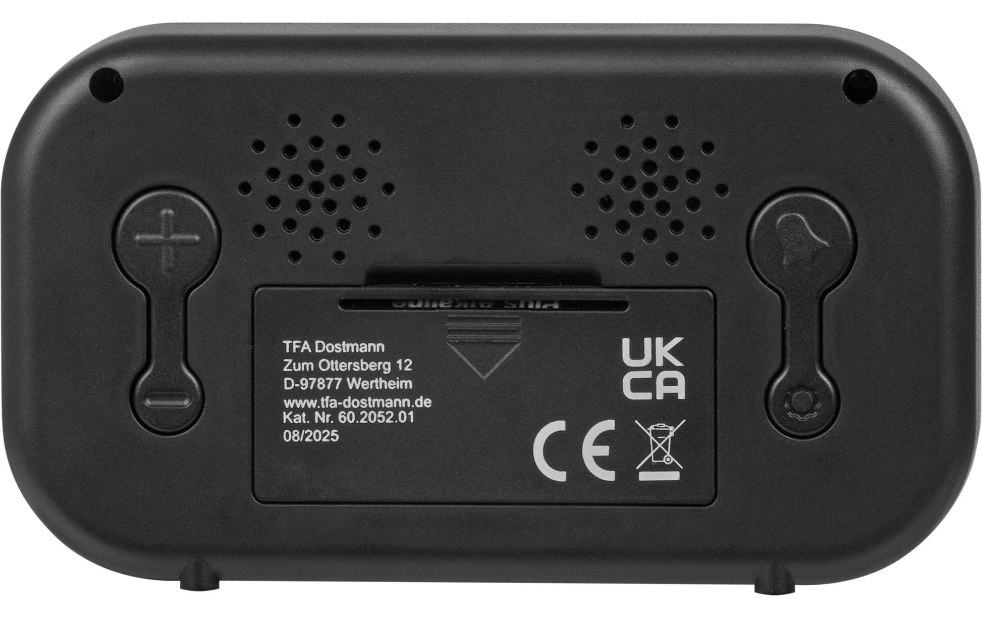 TFA-Dostmann TFA Dostmann NOCTA Digitalwecker – Snooze, Thermometer, Datum & Hintergrundbeleuchtung, Schwarz
