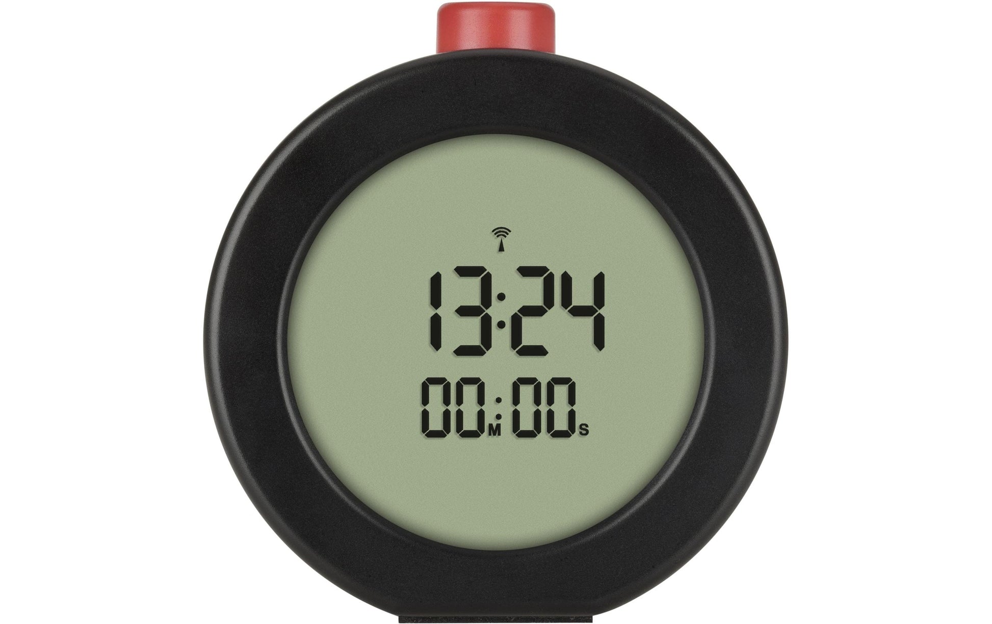 TFA-Dostmann TFA Dostmann Digitalwecker – Funk, Timer, 4,7 × 6,4 cm, Rot/Schwarz
