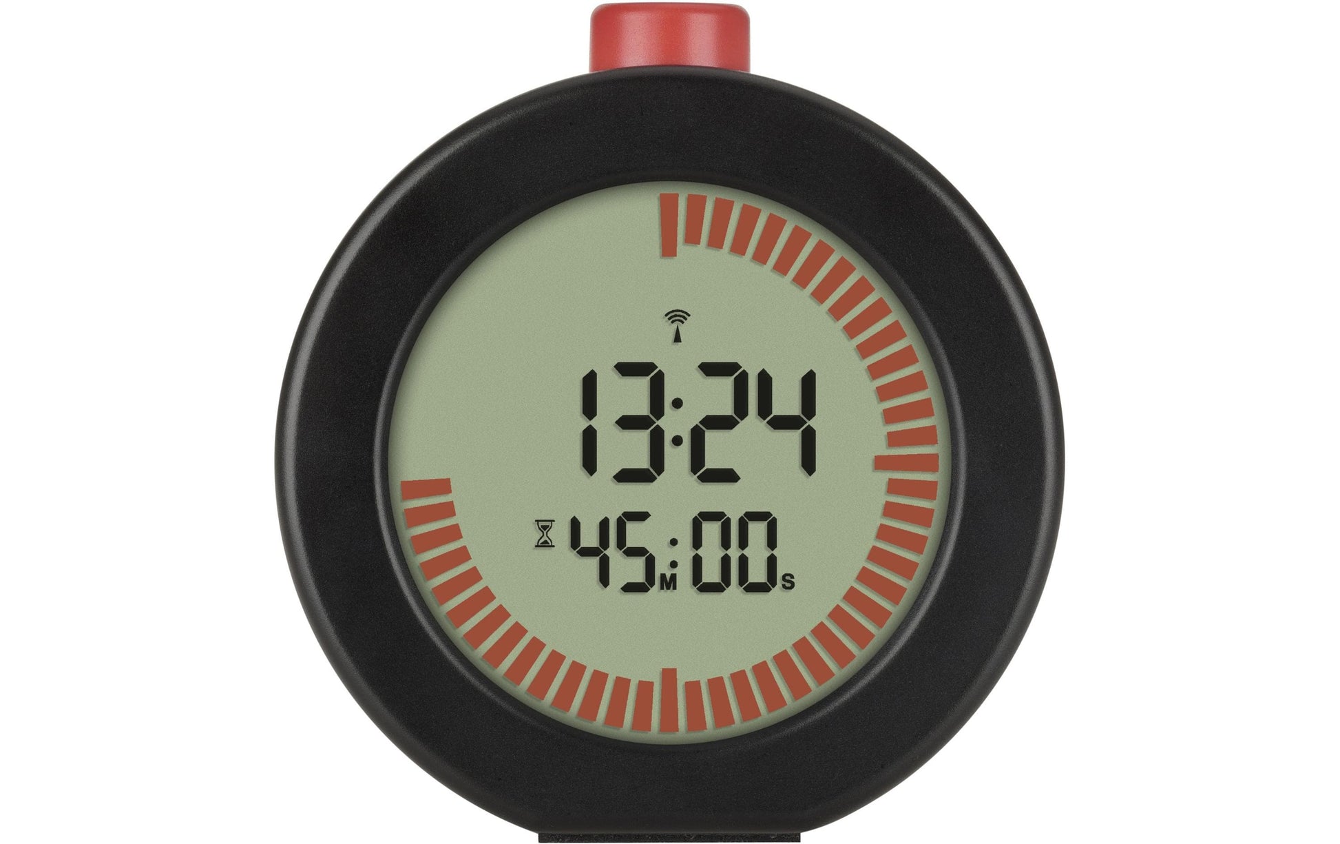 TFA-Dostmann TFA Dostmann Digitalwecker – Funk, Timer, 4,7 × 6,4 cm, Rot/Schwarz