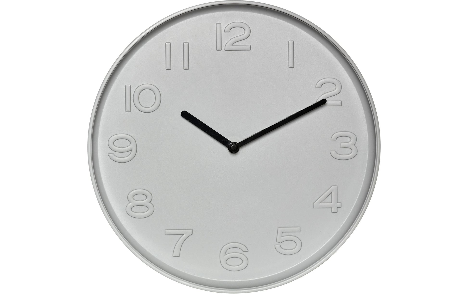 TFA-Dostmann TFA Dostmann Wanduhr – Analog, 25,5 × 5,2 × 3,5 cm, Grau, Kunststoff