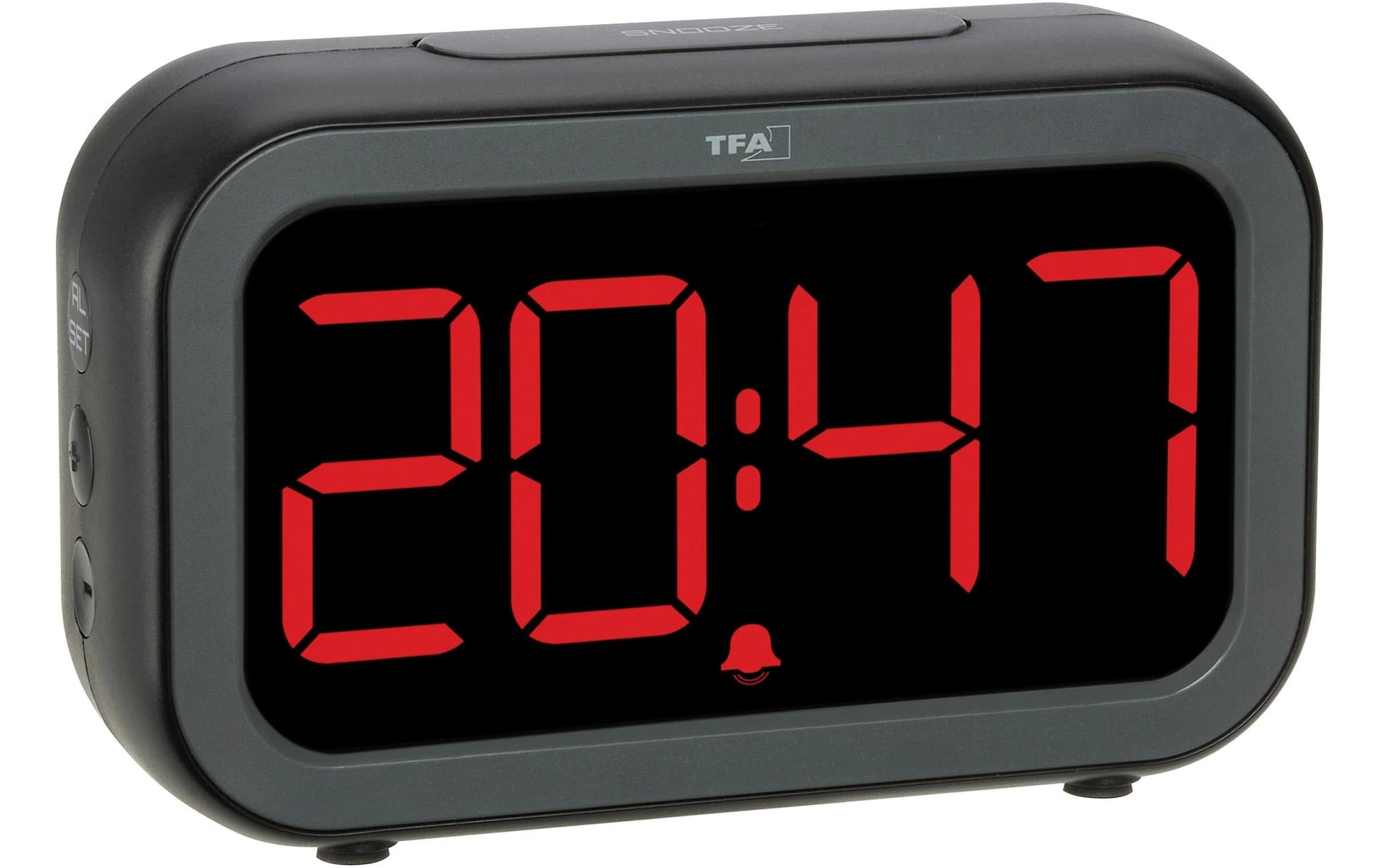 TFA-Dostmann TFA Dostmann BINGO Digitalwecker – USB, 4,1 × 8,1 × 13,2 cm, schwarz