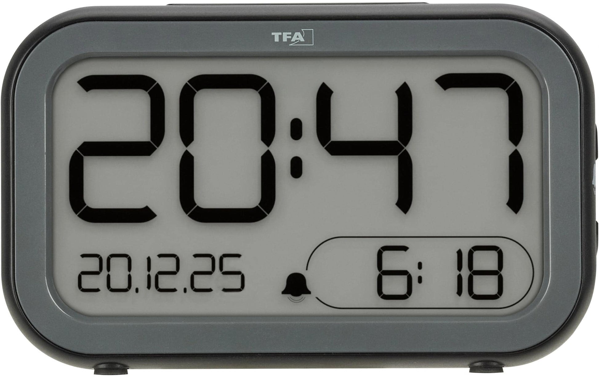 TFA-Dostmann TFA Dostmann BINGO Digitalwecker – USB, 4,1 × 8,1 × 13,2 cm, schwarz