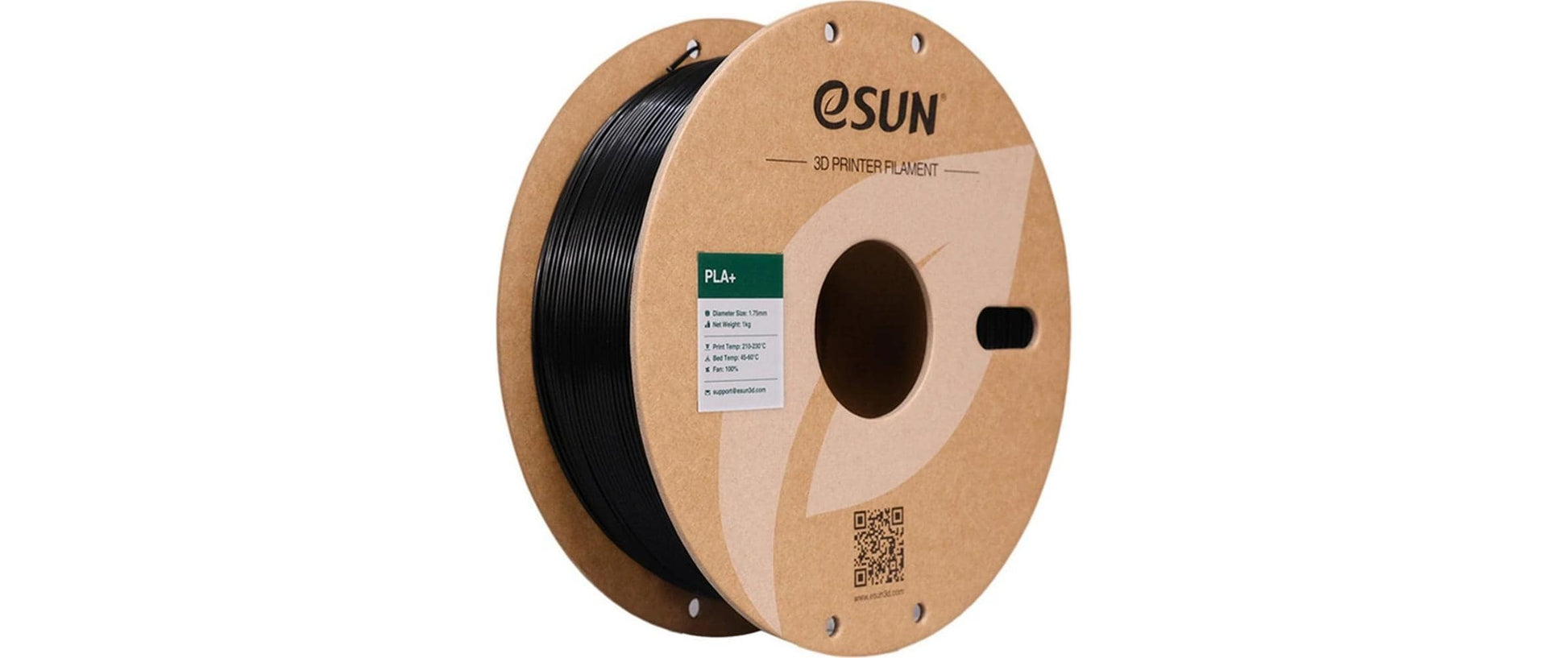 Esun 3D-Drucker-Filament PLA 2,85 mm Schwarz, 1 kg