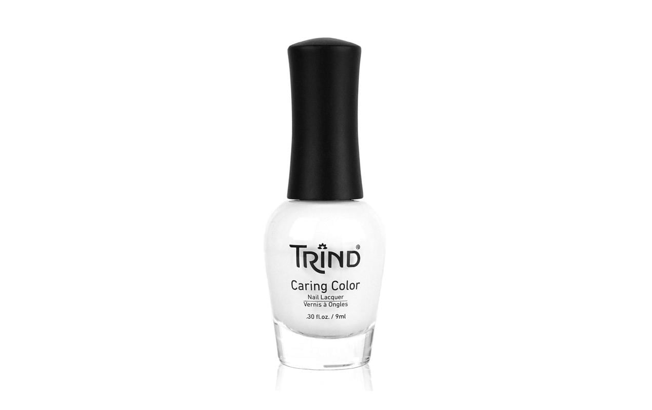 Trind Nagellack Caring Color CC292 Virgin Snow – glänzend, schimmernd – 9 ml – weiss
