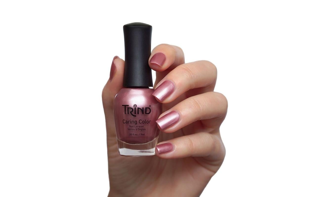 Trind Nagellack Caring Color CC111 Dazzling Dancer – glättend, langanhaltend, schimmernd – 9 ml
