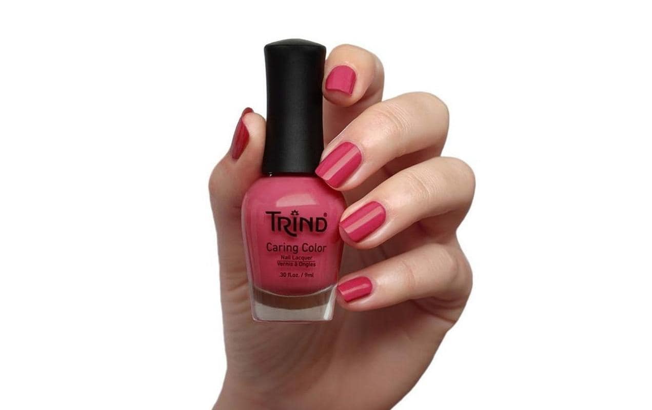 Trind Nagellack Caring Color CC278 Raspberry Beret – 9 ml