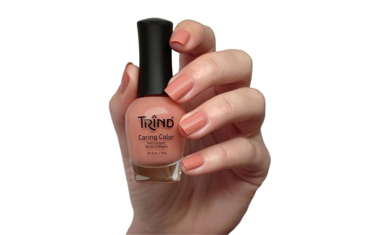 Trind Nagellack Caring Color CC282 Head over Heels – glättend, langanhaltend, schimmernd – 9 ml