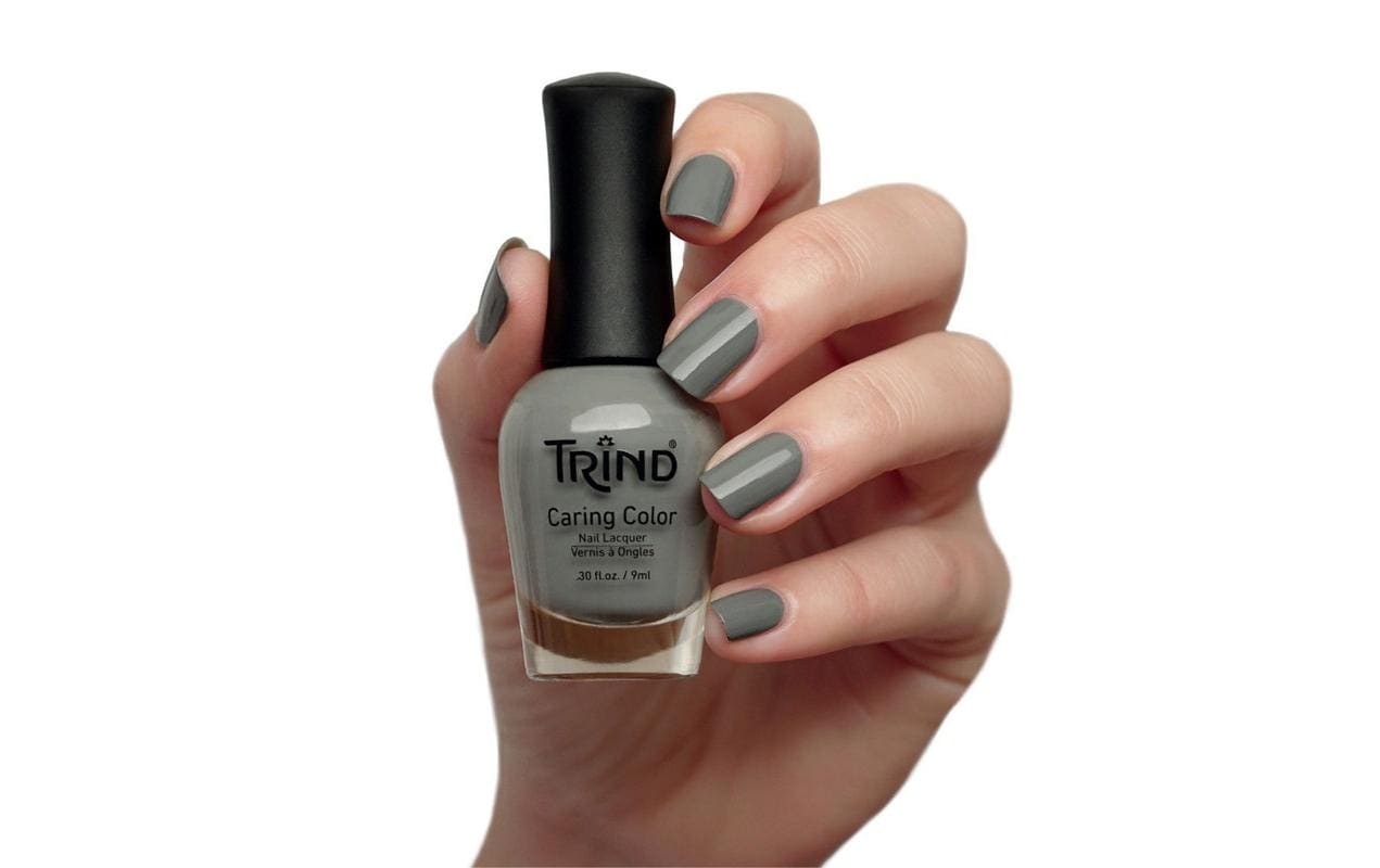 Trind Nagellack Caring Color CC293 Concrete Dreams – grau – 9 ml