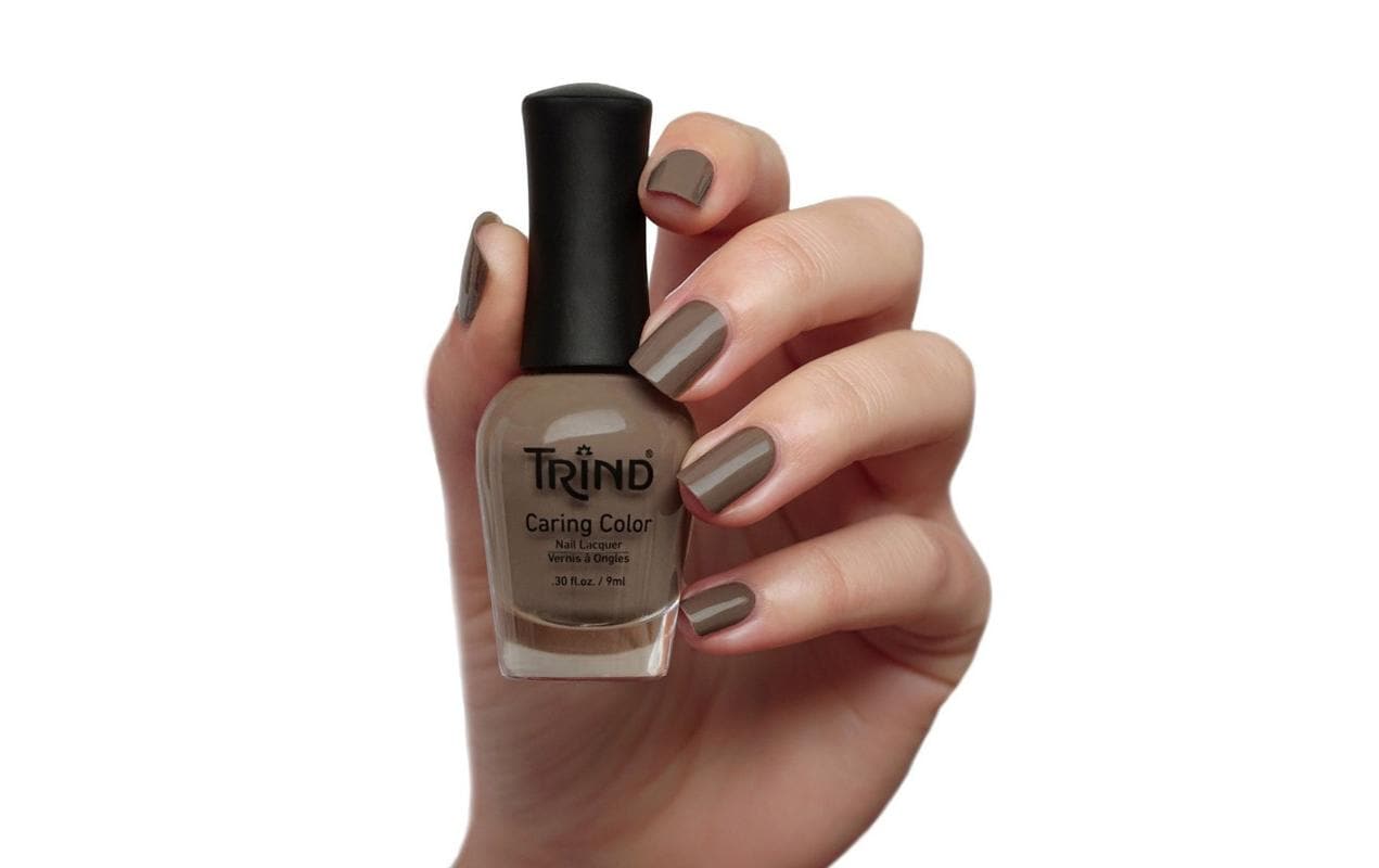 Trind Nagellack Caring Color CC291 Moccachino – glänzend, langanhaltend – 9 ml