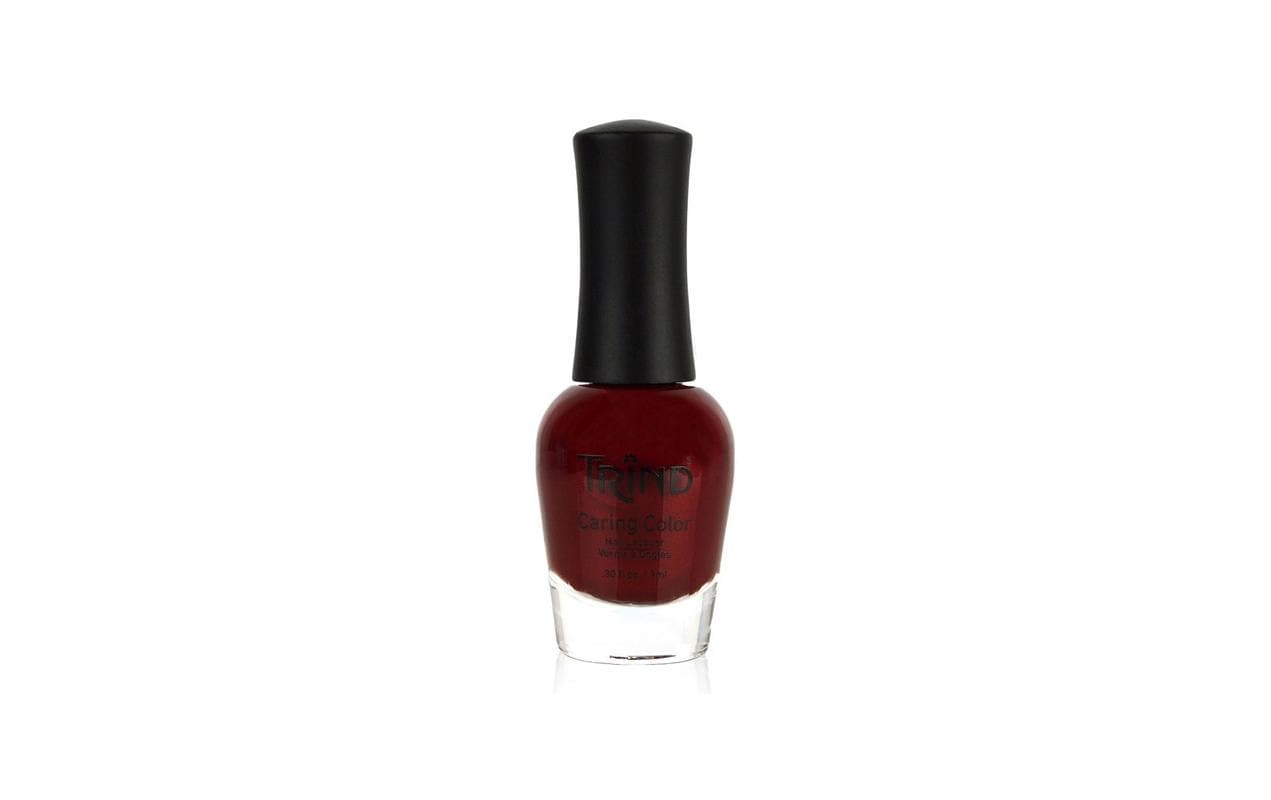 Trind Nagellack Caring Color CC118 – 9 ml, rot, schimmernd