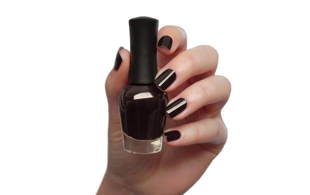 Trind Nagellack Caring Color CC233 Muddy Meadows – 9 ml – braun, glänzend
