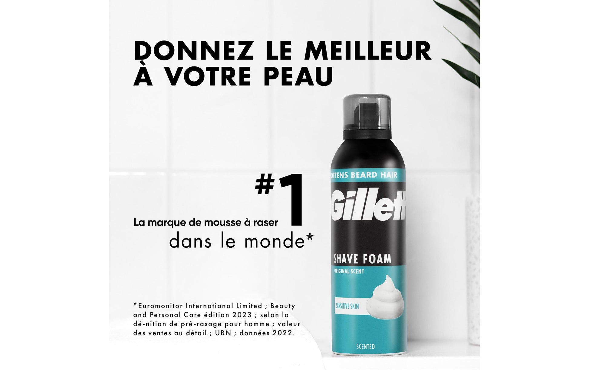 Gillette Rasierschaum – für empfindliche Haut – 250 ml