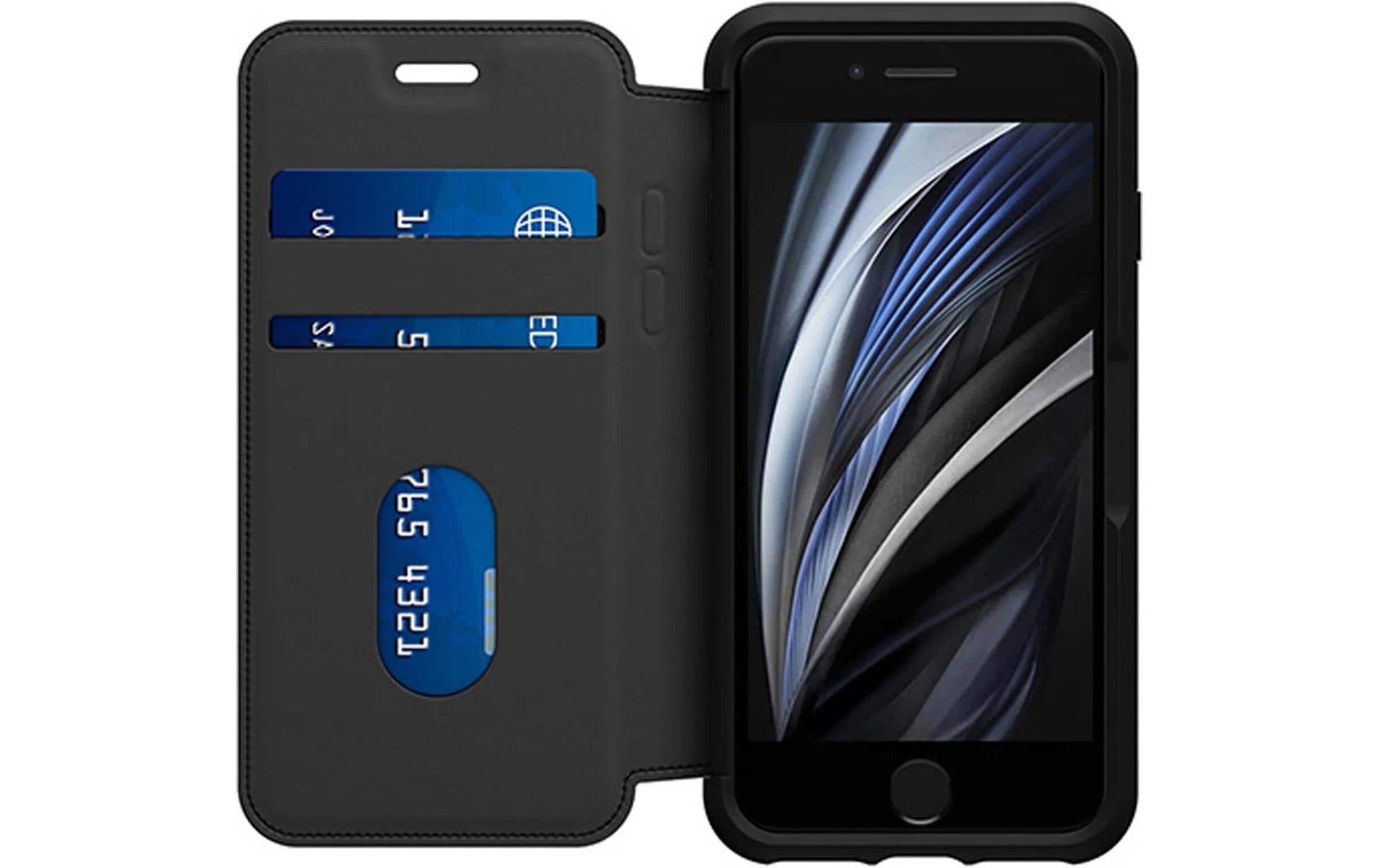 OtterBox Strada Folio – für Apple iPhone SE (2. / 3. Gen.) / iPhone 8 / iPhone 7, Shadow