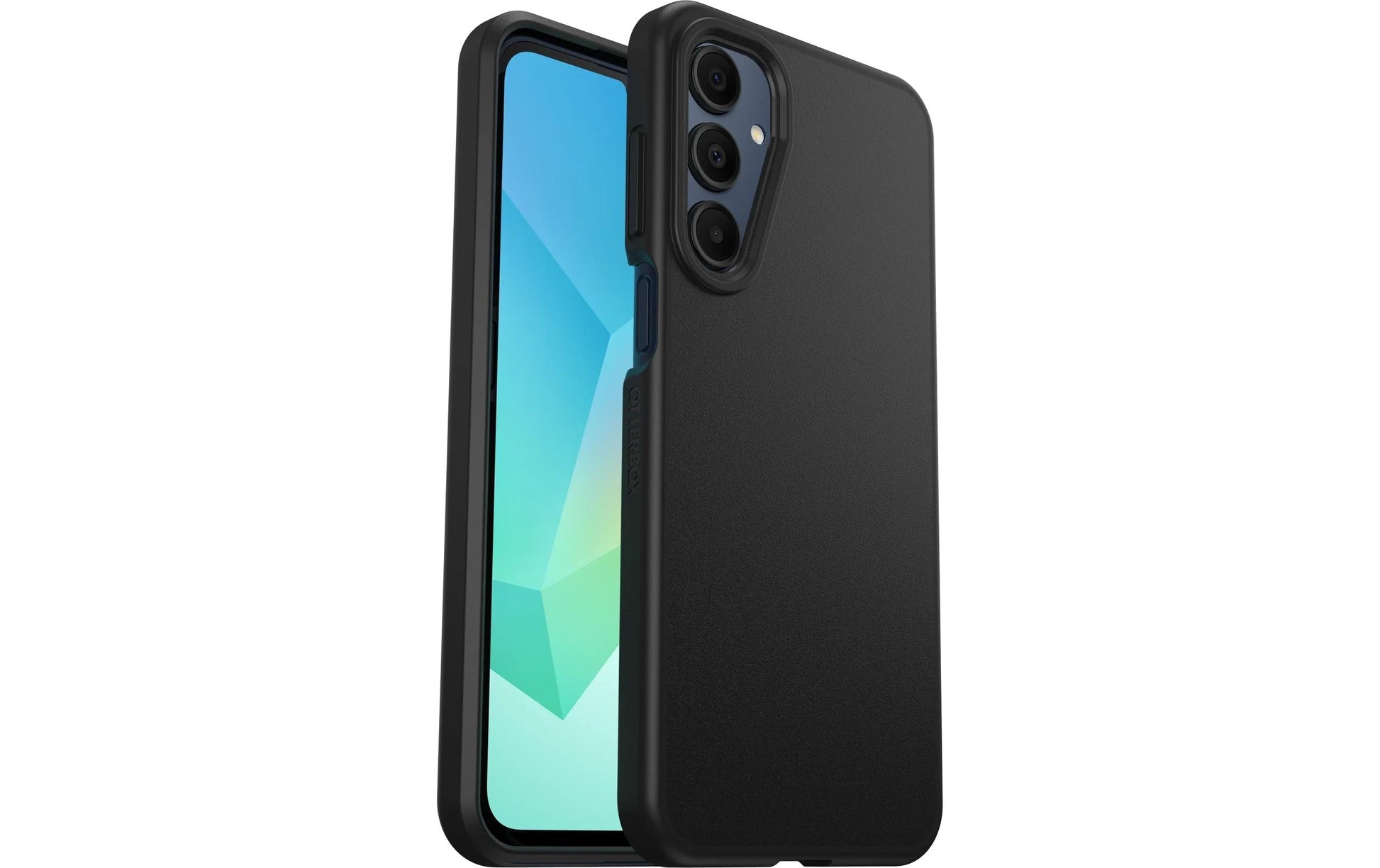 OtterBox React Backcover – für Samsung Galaxy A16–A17 (Auswahl), Kunststoff, Schwarz, bis 1,22 m Sturzsicher