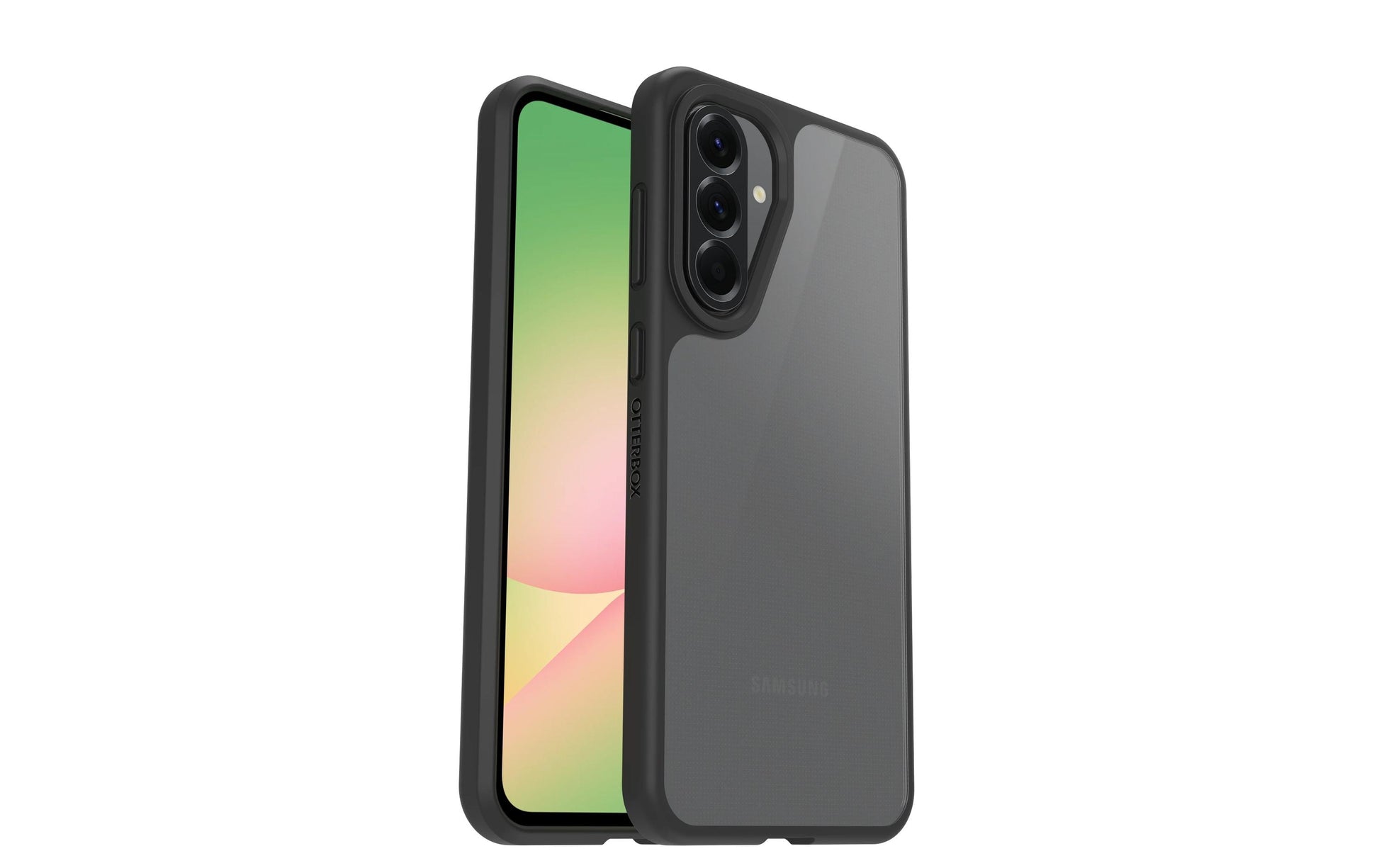 OtterBox React Backcover – für Samsung Galaxy A56 5G, Transparent/Schwarz
