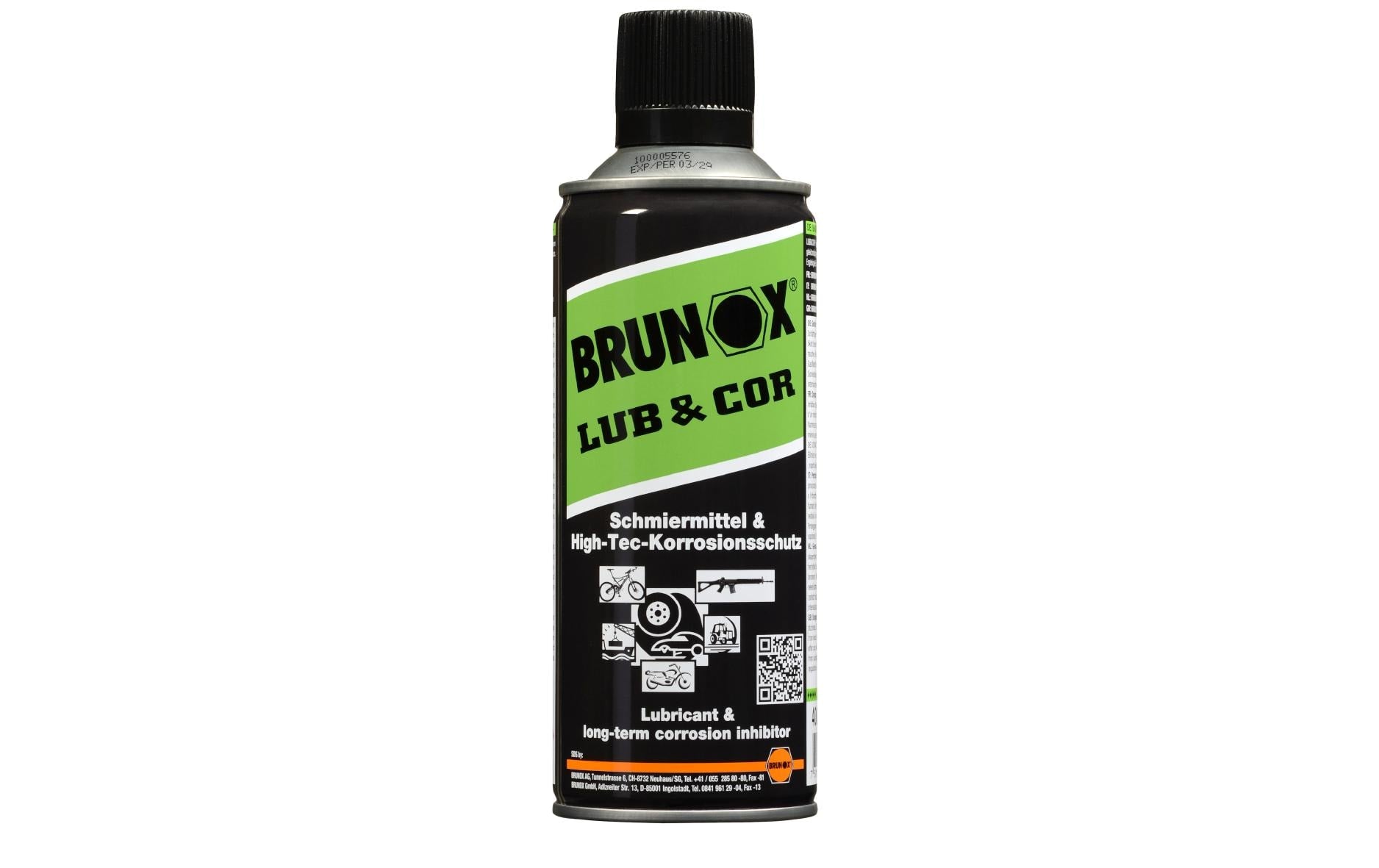 Brunox Kettenspray – für Metall & Universal – 400 ml – Korrosionsschutz