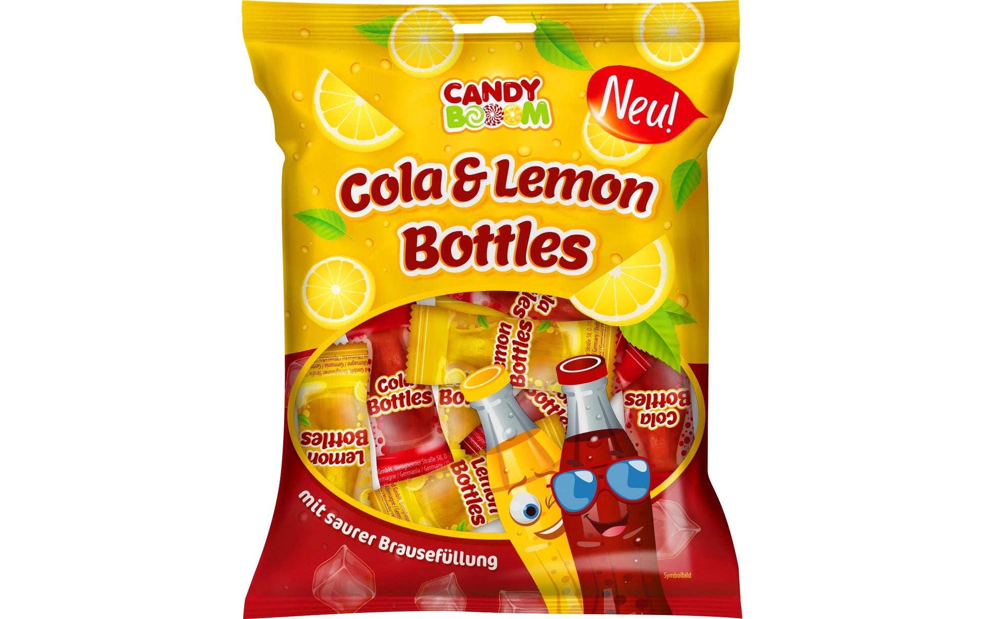 Pico food Candy Booom Gummibonbons – Cola & Zitrone – 120 g