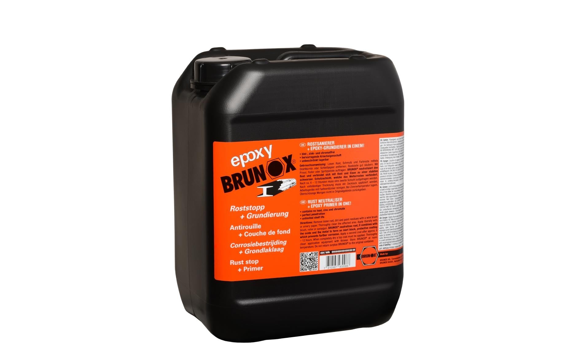BRUNOX Haftvermittler Epoxy – 5000 ml – für Gusseisen, Metall